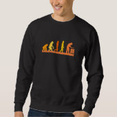 Sweatshirt Beekeeper Retro Evolution Beekeeper Bees (Devant)