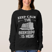 Sweatshirt Beekeeping Honey Farmer Bees Beginner Beekeeper  3 (Devant)
