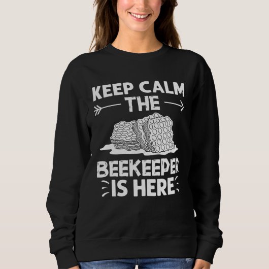 Sweatshirt Beekeeping Honey Farmer Bees Beginner Beekeeper  3 (Devant)