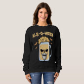 Sweatshirt Beer  Ale O Ween  Halloween  Trick Or Treat  Costu (Devant entier)