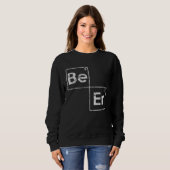 Sweatshirt Beer Periodic Elements  Saint Patricks Day For Wom (Devant entier)