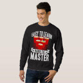 Sweatshirt Beer Pong Easy To Learn Hard To Master Beer Pong (Devant entier)