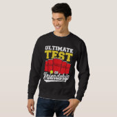 Sweatshirt Beer Pong Ultimate Test Of Friendship Beer Pong (Devant entier)