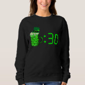 Sweatshirt Beer Thirty  St Patricks Day Drinking Or Getting D (Devant)