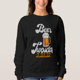 Sweatshirt Beertwosday Love Funny Women Valentine's Day Drink