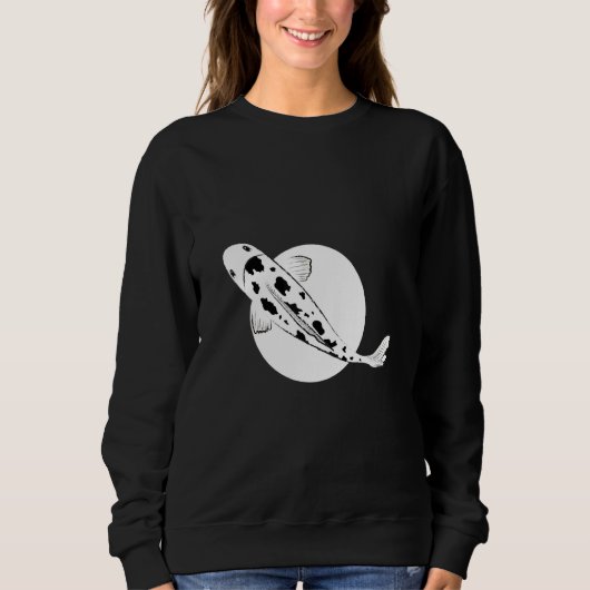 Sweatshirt Bekko Koi Fish Brocadé Carp Nishikigoi Pond Amur (Devant)