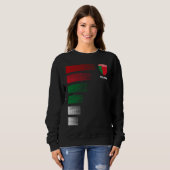 Sweatshirt Belarus Flag Emblem Patriotic Belarusian National  (Devant entier)