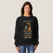 Sweatshirt Belgian Malinois Coffee Outfit - Coffee Belgian Ma (Devant entier)