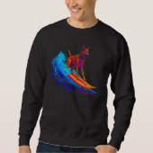 Sweatshirt Belgian Malinois Dog Surf (Devant)