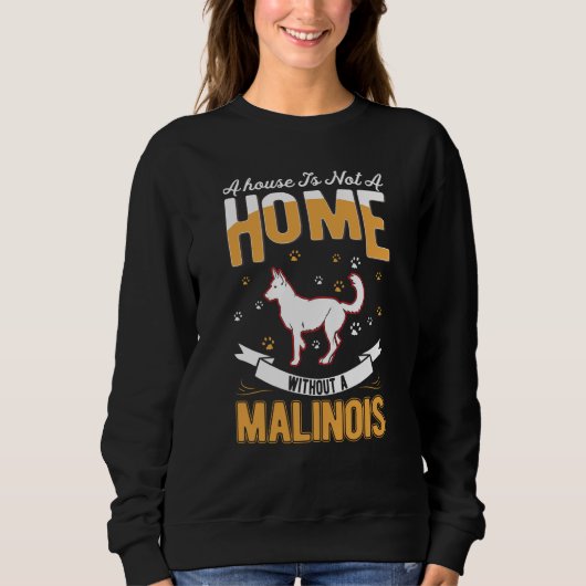 Sweatshirt Belgian Malinois Home Meleche Herder Malinois (Devant)