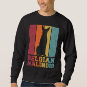 Sweatshirt Belgian Malinois Vintage (Devant)