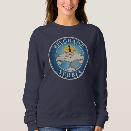 Sweatshirt Belgrade Serbie Europe de l'Est (Devant)
