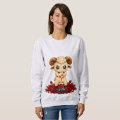 Sweatshirt Bélier Néos Kawaii Zodiaque (Devant entier)