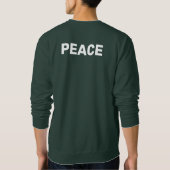Sweatshirt BELIEVE Vert forêt (Dos)