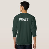 Sweatshirt BELIEVE Vert forêt (Dos entier)
