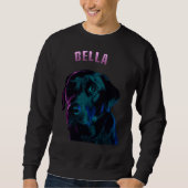 Sweatshirt Bella Black Labrador (Devant)