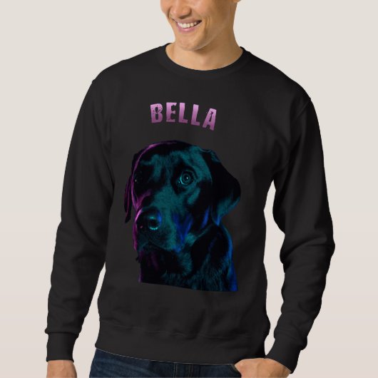 Sweatshirt Bella Black Labrador (Devant)