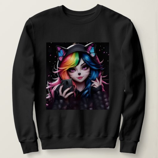 Sweatshirt Bella+Canvas Femme (Design devant)