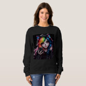 Sweatshirt Bella+Canvas Femme (Devant entier)