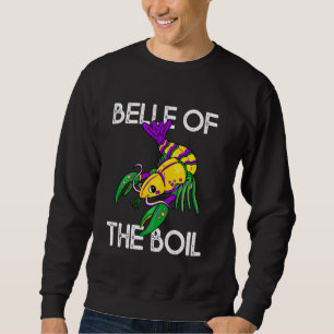 Sweatshirt Belle Amusante De L'Ébullition Fruits De Mer Crawf