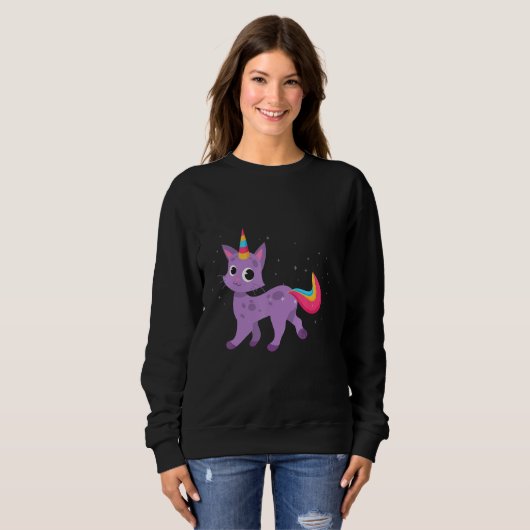 Sweatshirt Belle chatte (Devant entier)
