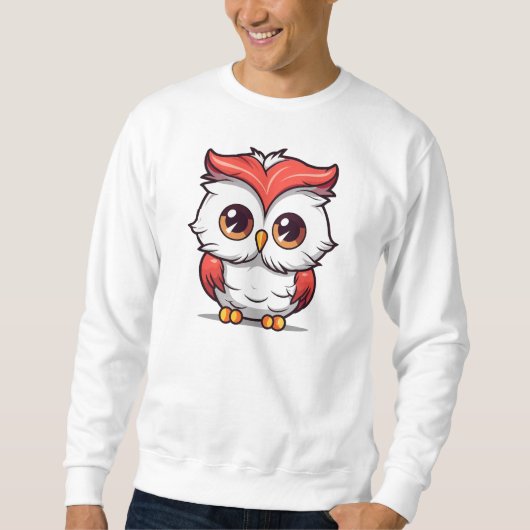 Sweatshirt Belle Chouette de style Kawaii Cartoon-77038 (Devant)