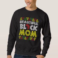 Belle Mère Noire Melanin Vêtements Afro Noir Son
