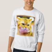 Sweatshirt Belle photo d'un mignon chat. Commandez dès mainte (Devant)