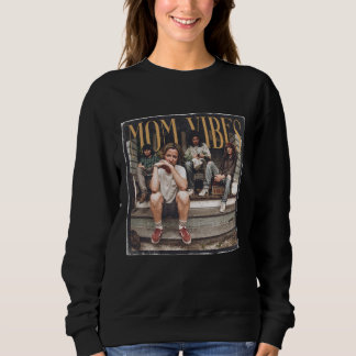 Sweatshirt Bellelement Vintage 90's Mama Vibes Thug Life Mama