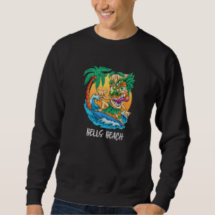 Sweatshirt Bells Beach Australia Palm Tree Surfing Beach Vaca