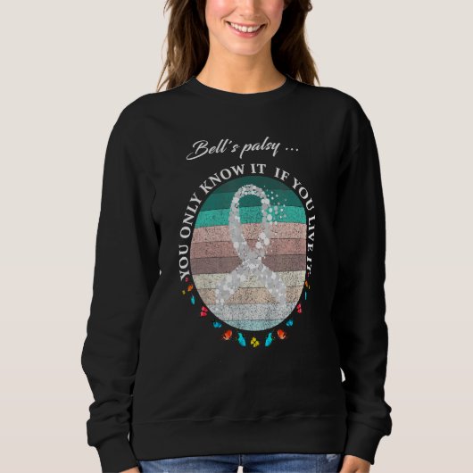 Sweatshirt Bells Palsy Warrior (Devant)