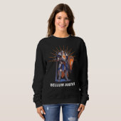 Sweatshirt BELLUM JUSTUM devise des Templiers (Devant entier)
