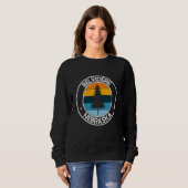 Sweatshirt Belvidere Nebraska NE USA City Pride Retro Sunset (Devant entier)