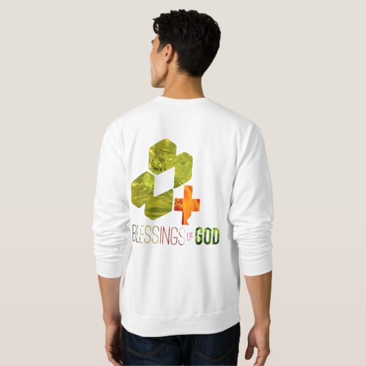 Sweatshirt Bénédiction de Dieu (Dos entier)