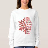 Sweatshirt Bénédiction de Noël (Devant)