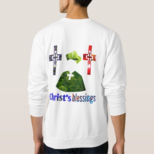 Sweatshirt Bénédiction du Christ (Dos)