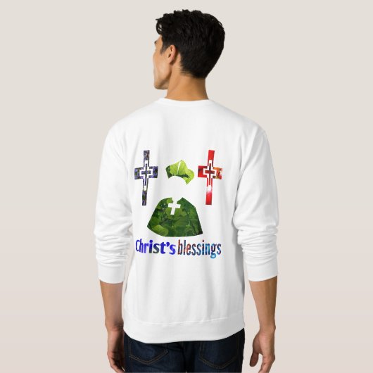 Sweatshirt Bénédiction du Christ (Dos entier)