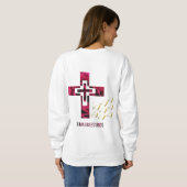 Sweatshirt Bénédictions de Noël (Dos entier)