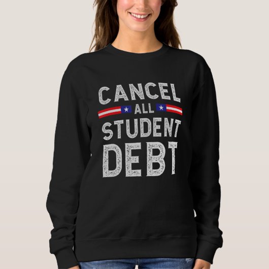 Sweatshirt Bénéficiaire de l'annulation de prêt étudiant Ann (Devant)
