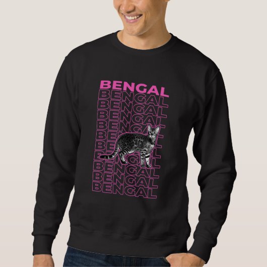 Sweatshirt Bengal Pastel Aesthetic (Devant)