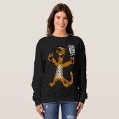 Sweatshirt Bengal Tiger ain't Lion Pun  Metaphor for Kids to  (Devant entier)