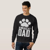 Sweatshirt Bengalcat dad (Devant entier)
