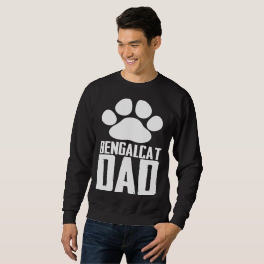 Sweatshirt Bengalcat dad (Devant entier)