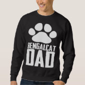 Sweatshirt Bengalcat dad (Devant)