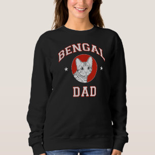 Sweatshirt Bengale papa chat