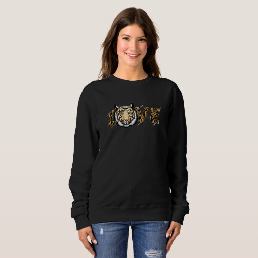 Sweatshirt Bengale Tiger Love (Devant entier)