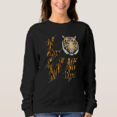 Sweatshirt Bengale Tiger Love (Devant)