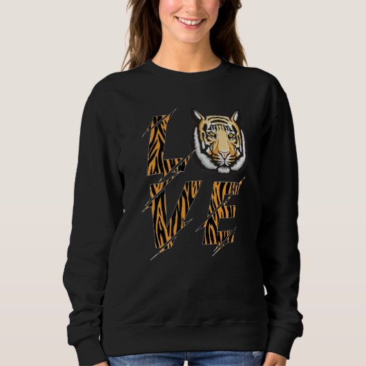 Sweatshirt Bengale Tiger Love (Devant)