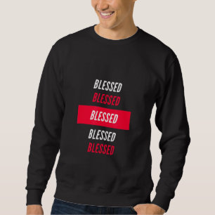 Sweatshirt Béni Christian Hope Aimer la paix Tee Blessé