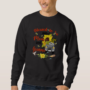 Sweatshirt Béni D'Être Appelé Grammie Gnome Tournesol Mothe